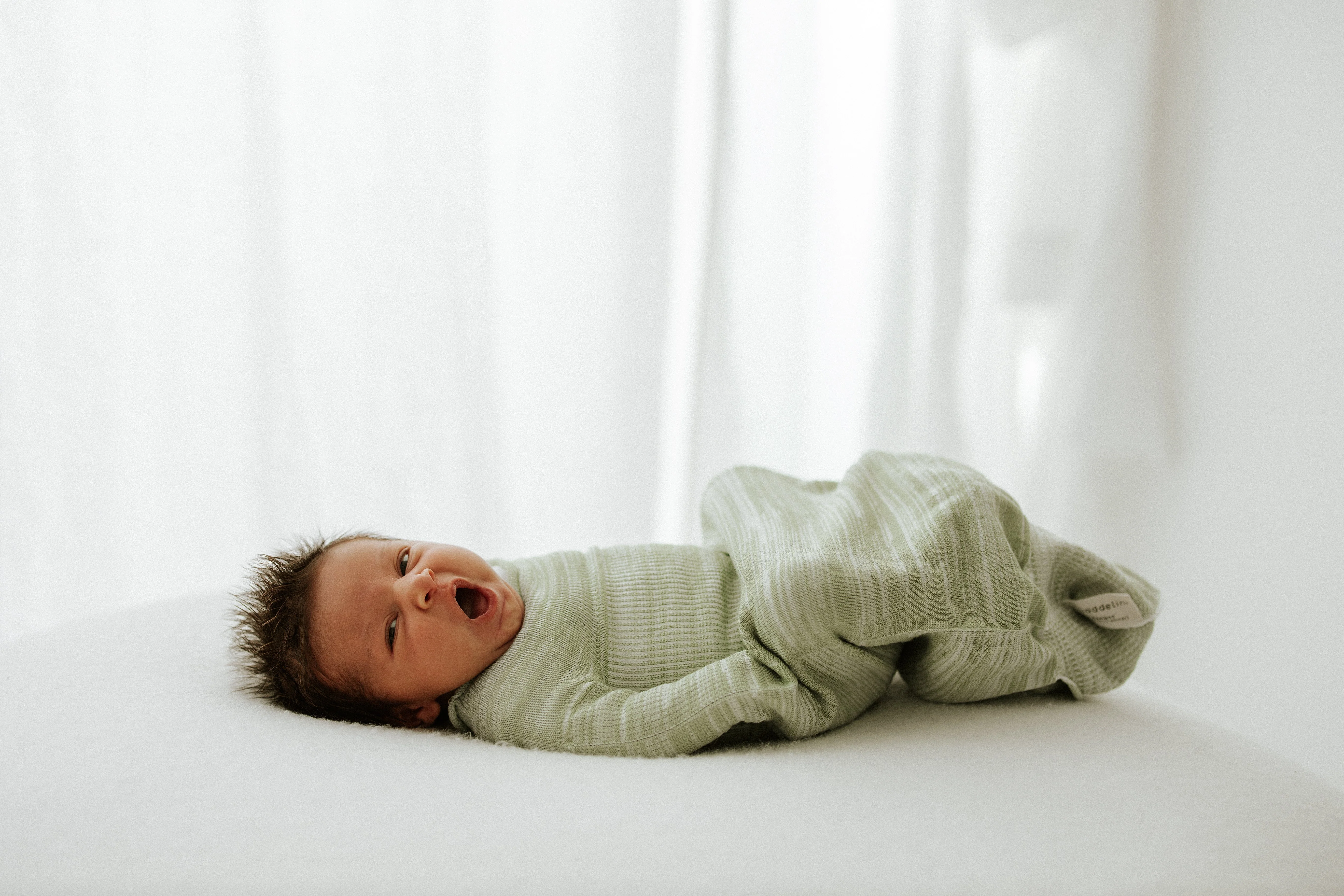 Swaddelini Bamboo Blend Mint Swaddle Sleep Sack - Image 6
