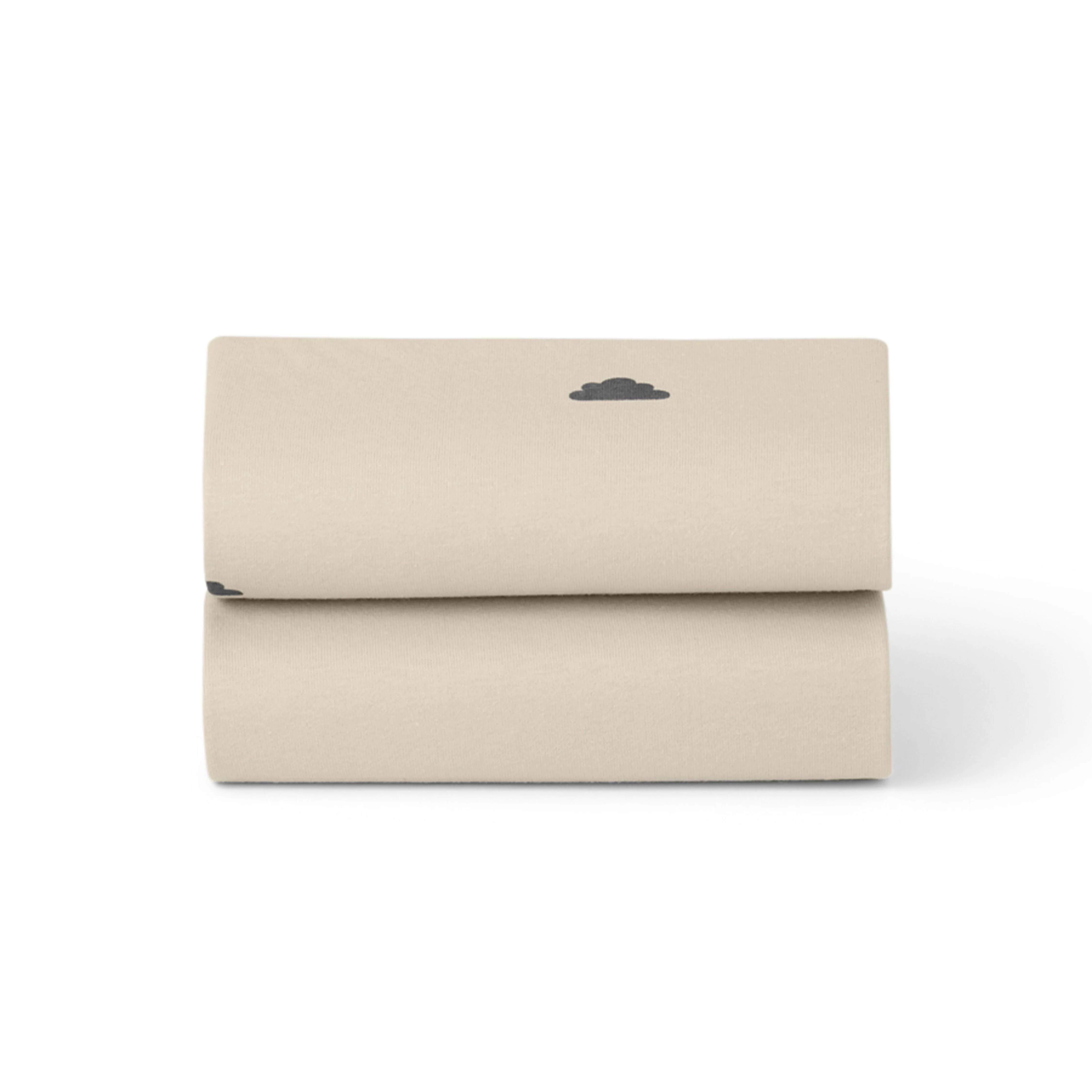 Snuz Bassinet 2 Pack Fitted Sheets - Sand Cloud
