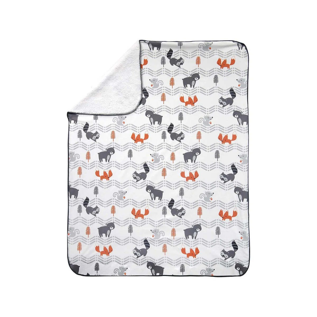 Bedtime Originals Acorn Sherpa Blanket - Image 6