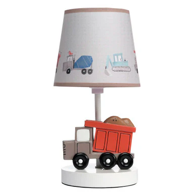 Bedtime Originals Construction Zone Lamp w/Shade & Bulb - Image 2