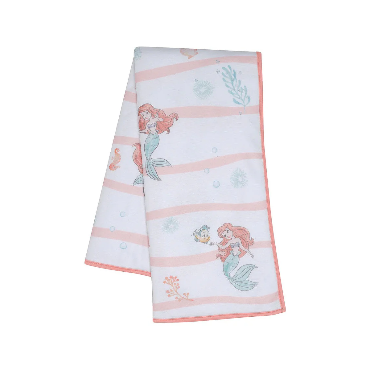 Bedtime Originals Disney Baby The Little Mermaid White Baby Blanket - Ariel - Image 9