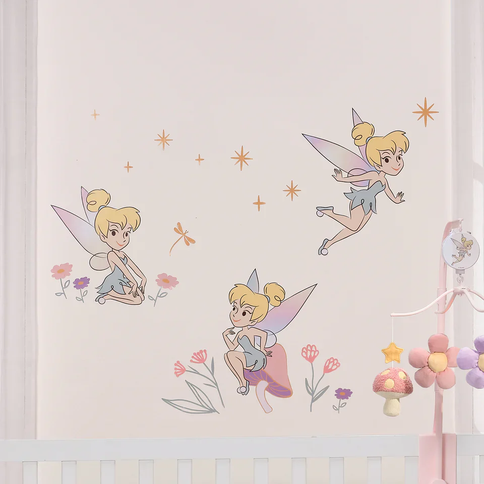 Bedtime Originals Disney Baby Tinker Bell Garden/Floral Wall Decals/Stickers - Image 3