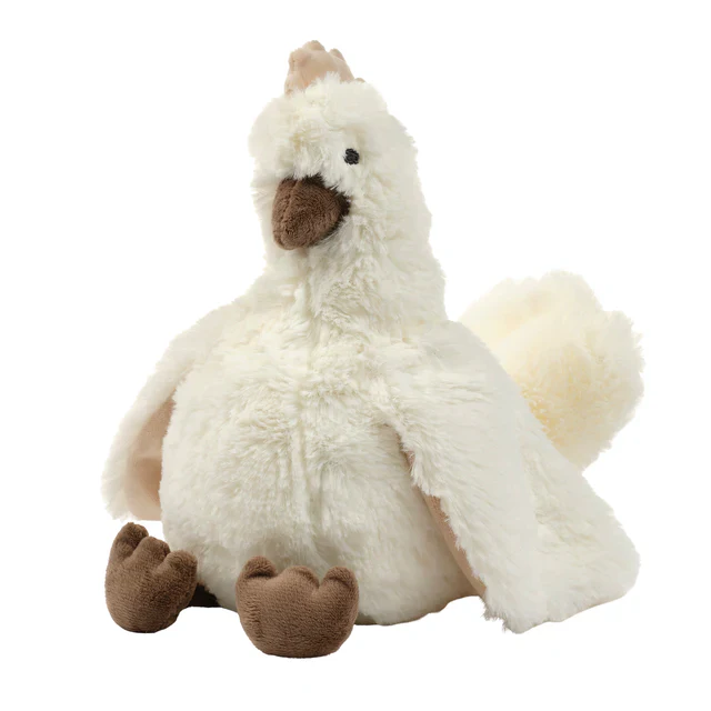 Bedtime Originals Farmyard Friends Plush Chicken Stuffed Animal Toy - Peep - Image 3