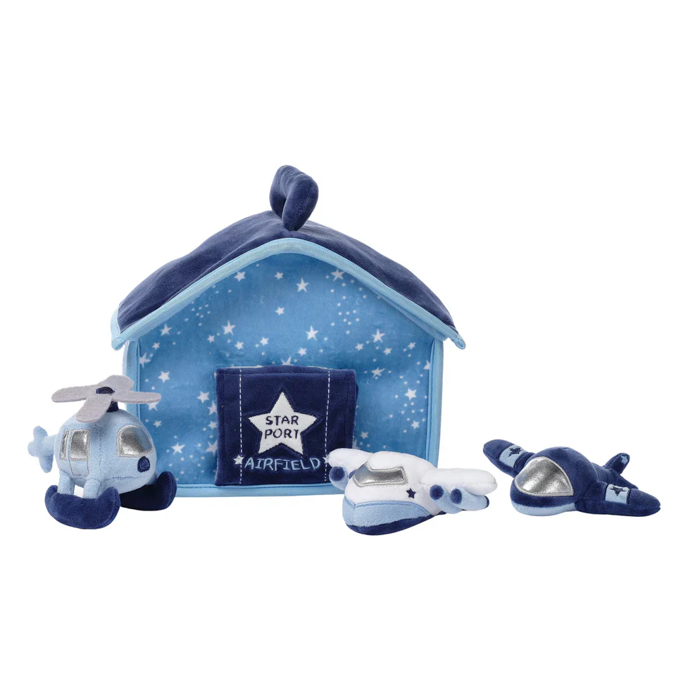 Bedtime Originals Interactive Airplane/Airport Plush Play Set with Stuffed Toys - Image 2