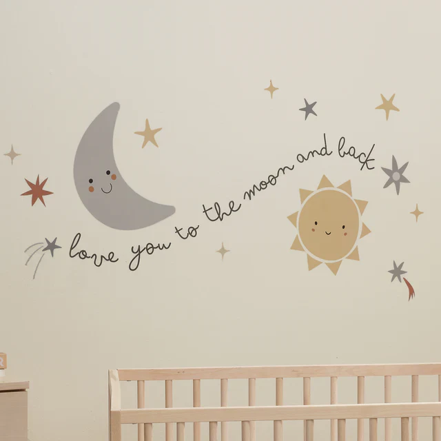 Bedtime Originals Little Star Celestial Moon & Stars Wall Decal/Stickers - Image 3
