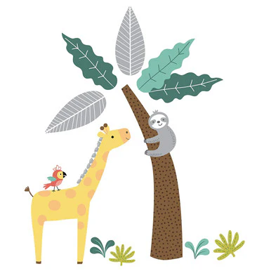 Bedtime Originals Mighty Jungle Wall Decals - Image 2