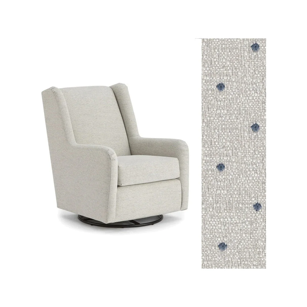 Storytime by Best Chairs Brianna Swivel Glider - Image 123