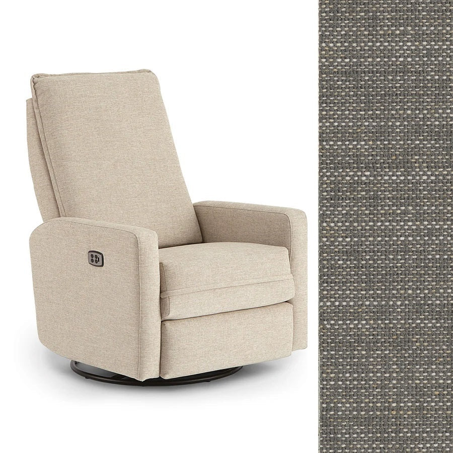 Storytime by Best Chairs Calli Power Tilt Headrest Swivel glider Recliner - Image 72