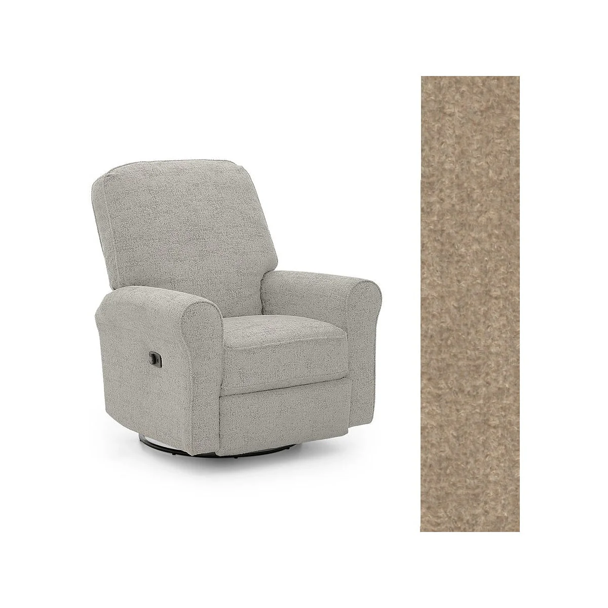 Storytime by Best Chairs Josey Power Tilt Headrest Swivel glider Recliner - Image 108