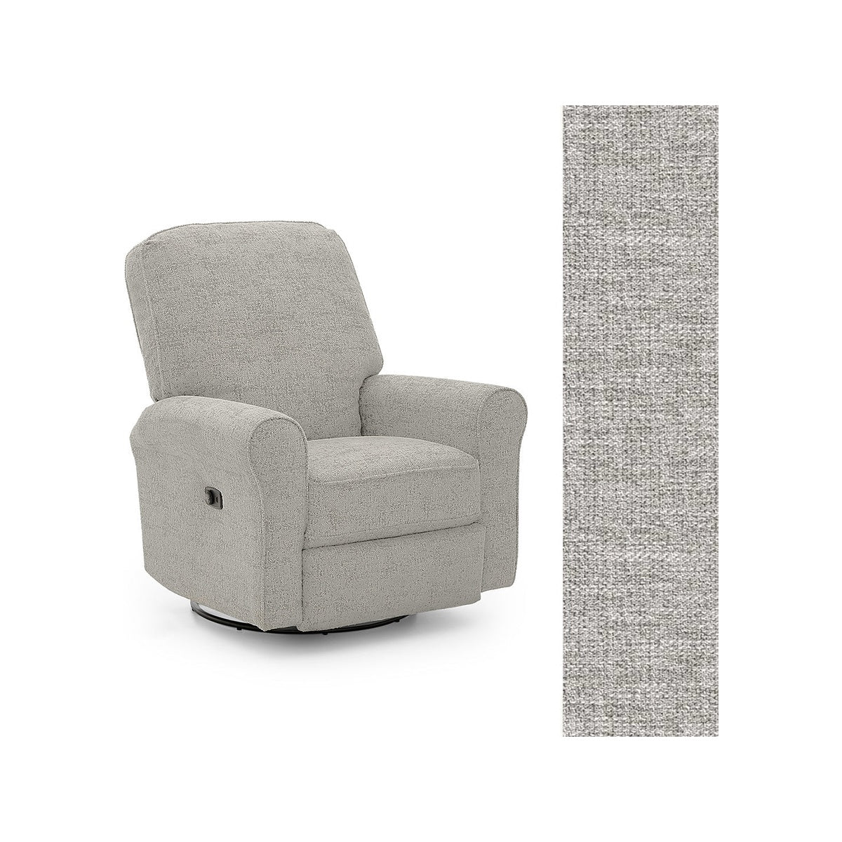 Storytime by Best Chairs Josey Power Tilt Headrest Swivel glider Recliner - Image 82