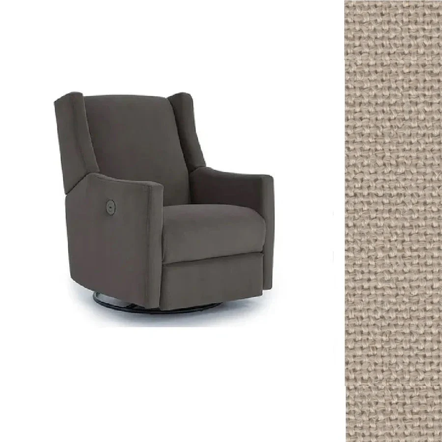 Storytime by Best Chairs Lillian Power Swivel Glider Recliner - Image 34