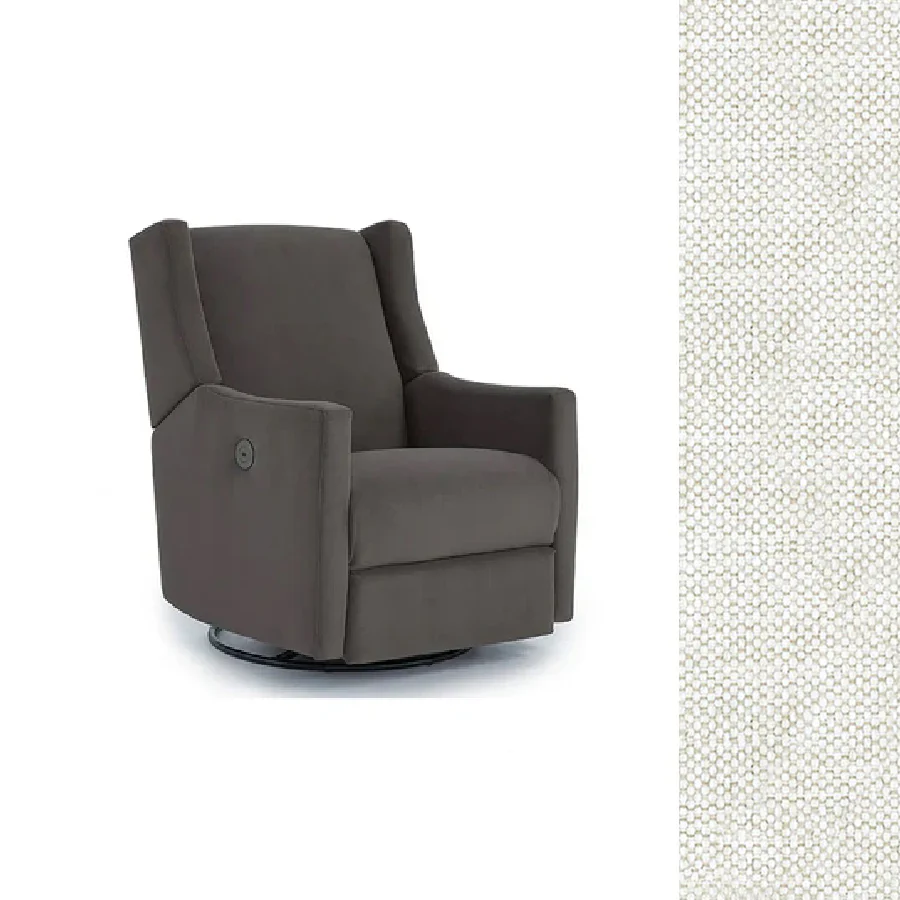 Storytime by Best Chairs Lillian Power Swivel Glider Recliner - Image 7