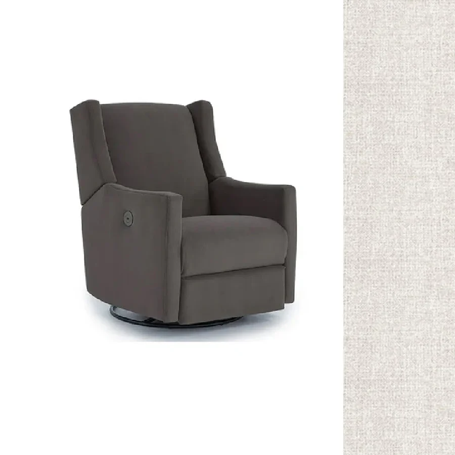 Storytime by Best Chairs Lillian Power Swivel Glider Recliner - Image 9