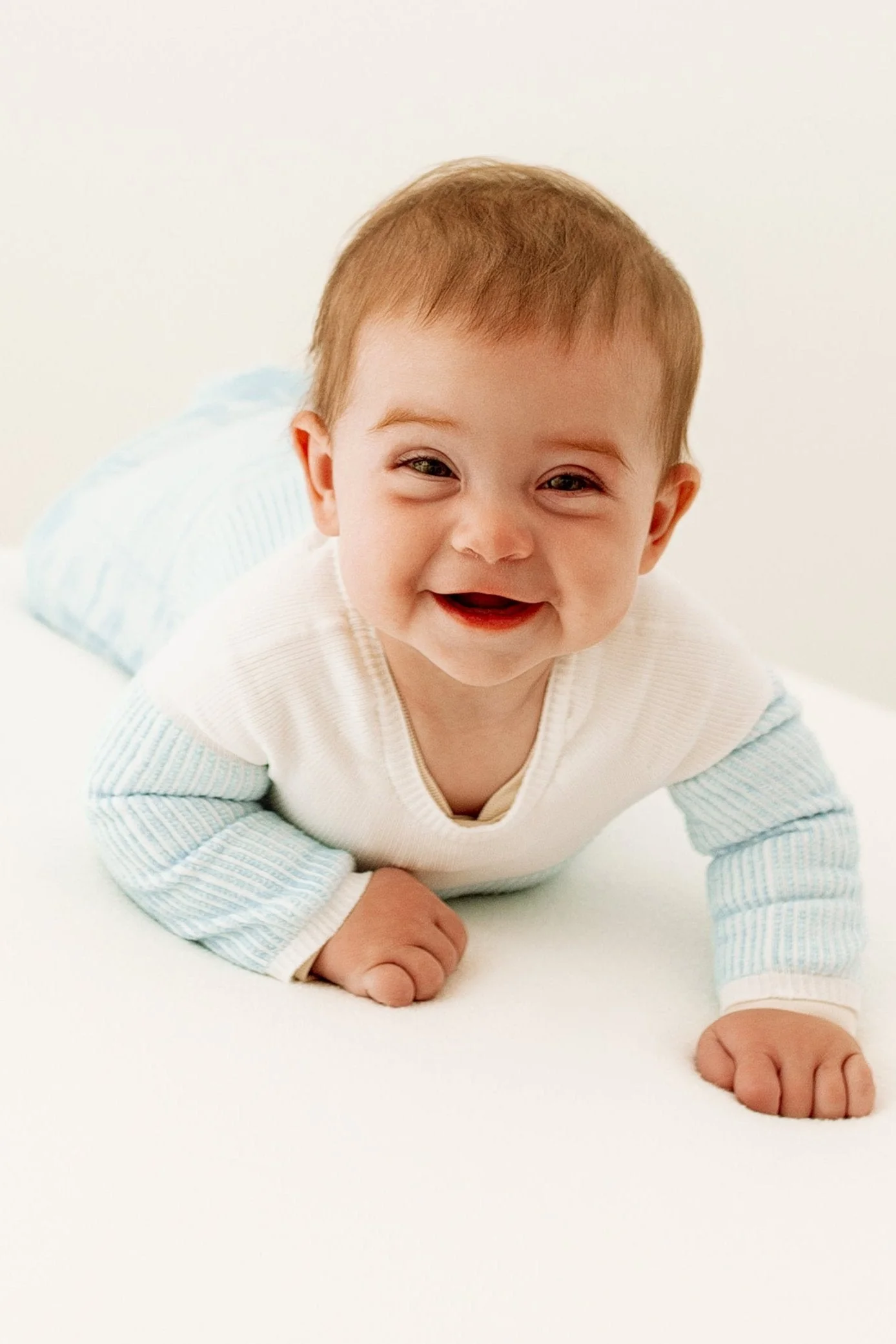 Swaddelini Blue Arms Out™ Long Sleeve Sleep Sack - Image 2
