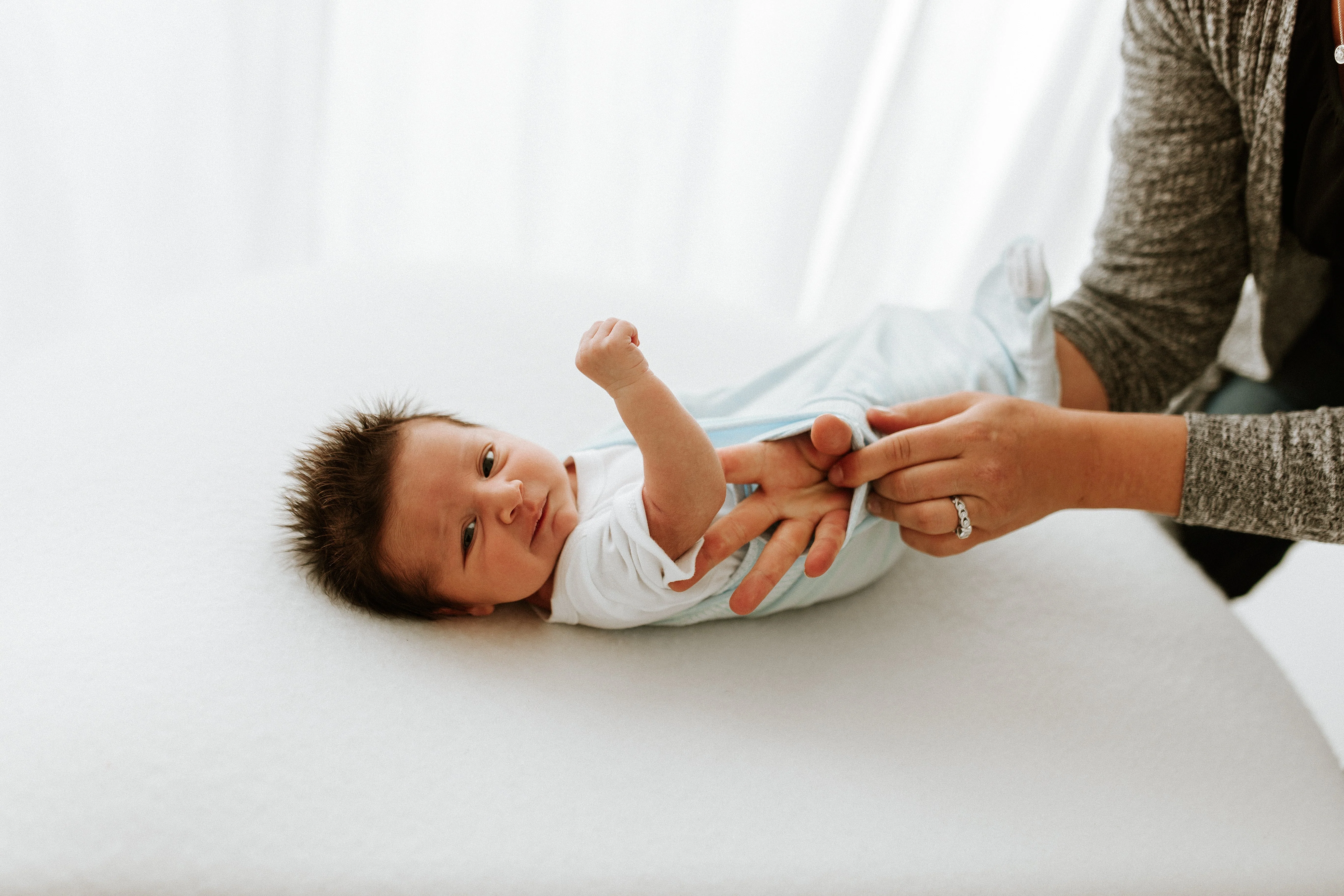 Swaddelini Blue Swaddle Sleep Sack - Image 2