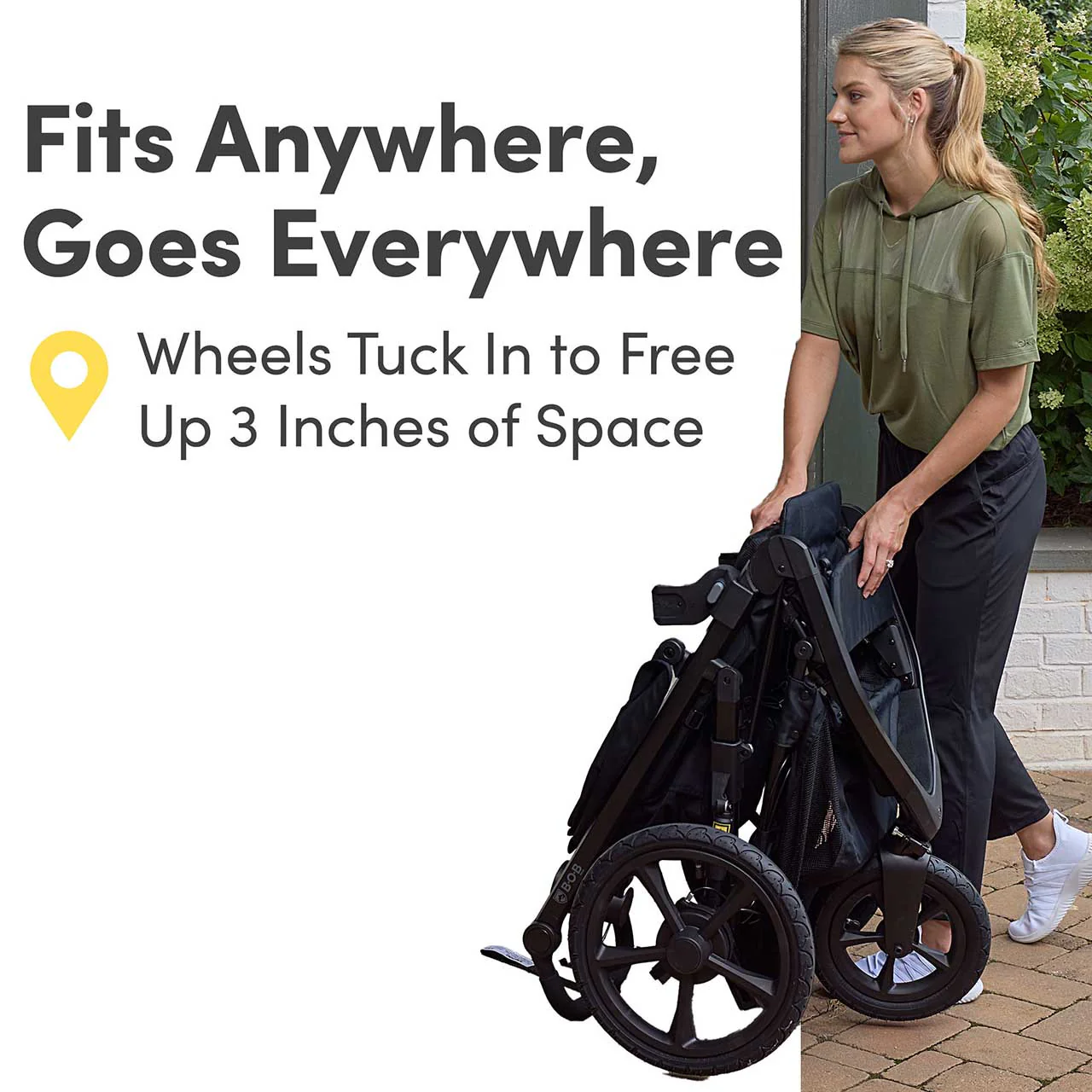 BOB Wayfinder Travel System, Infant Car Seat and Stroller Combo ClickTight in Nightfall - Image 7