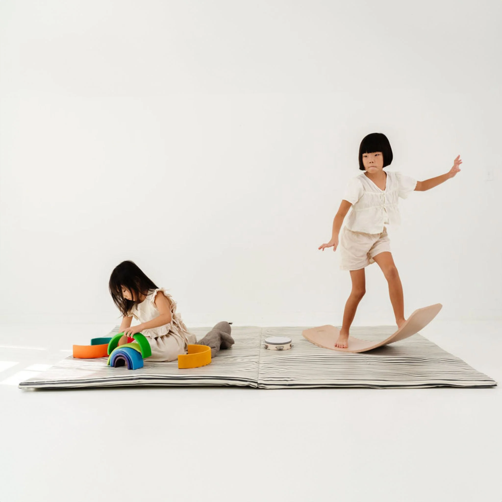 Toki Kids Bold Stripe Vegan Leather Mat - Image 12