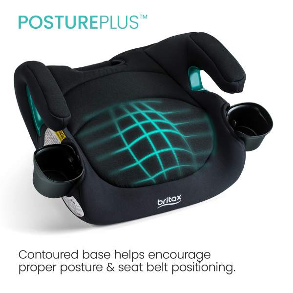 Britax UpNGo Backless Booster Car Seat – Raven Black - Image 5