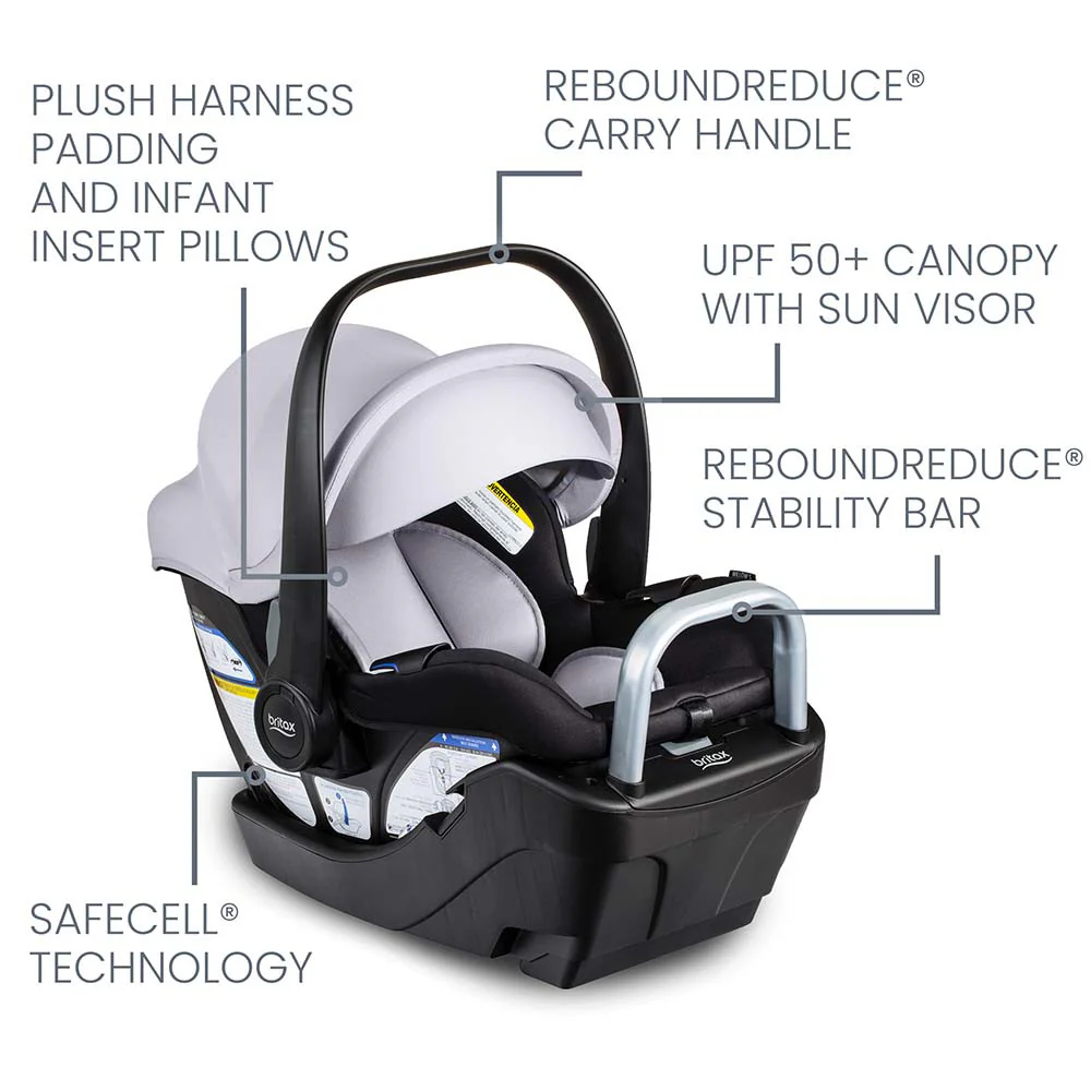 Britax Willow S Infant Car Seat with Alpine Base - Image 20