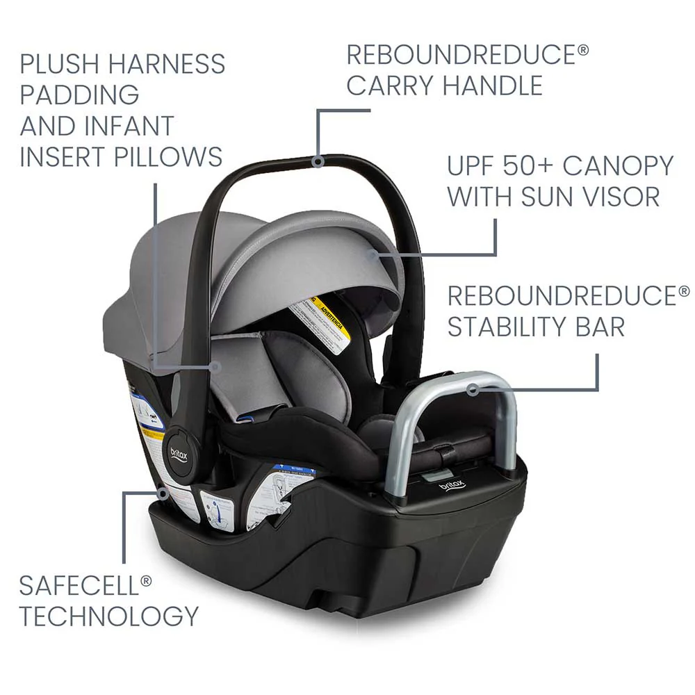 Britax Willow S Infant Car Seat with Alpine Base - Image 7