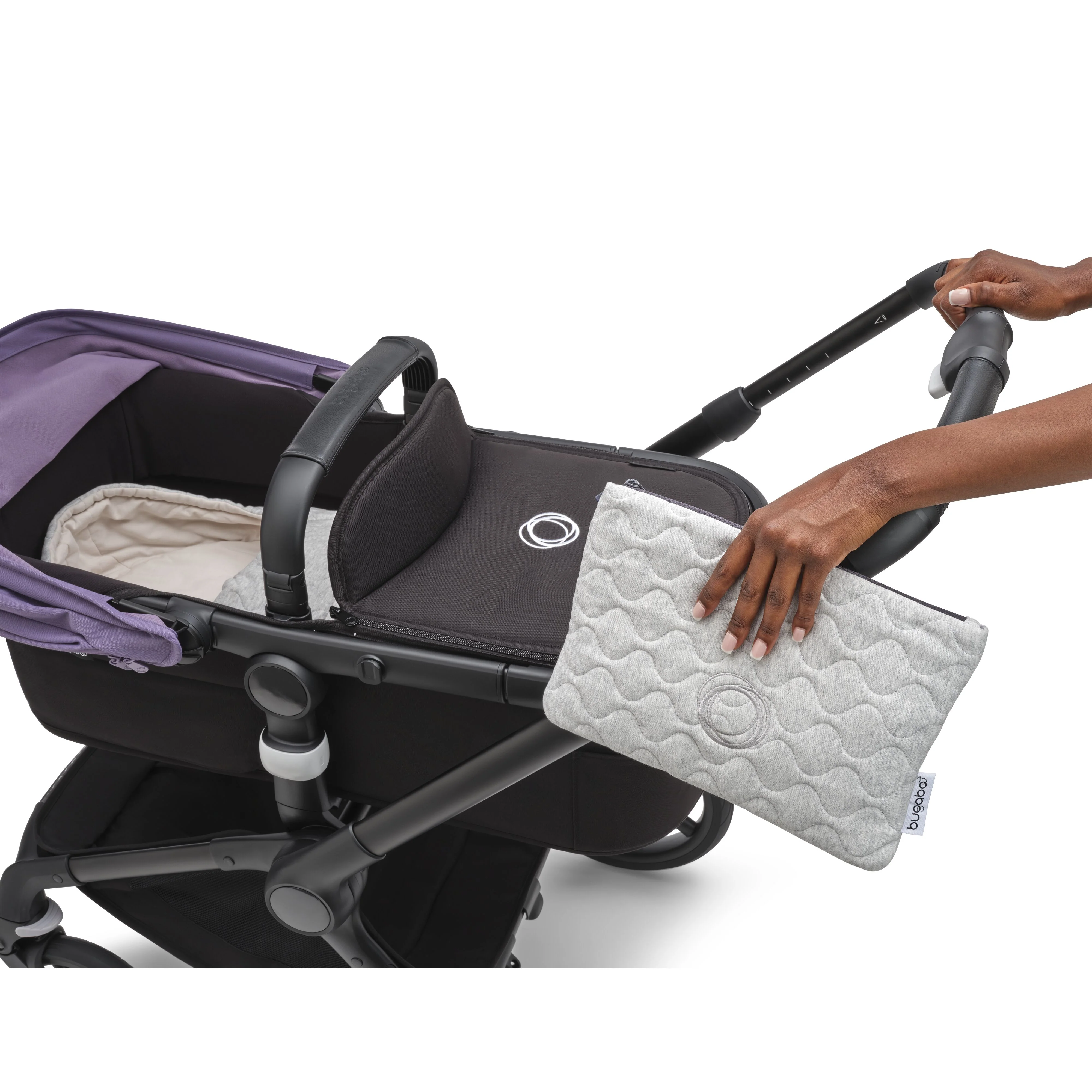 Bugaboo Changing Clutch in Grey Melange - Image 5