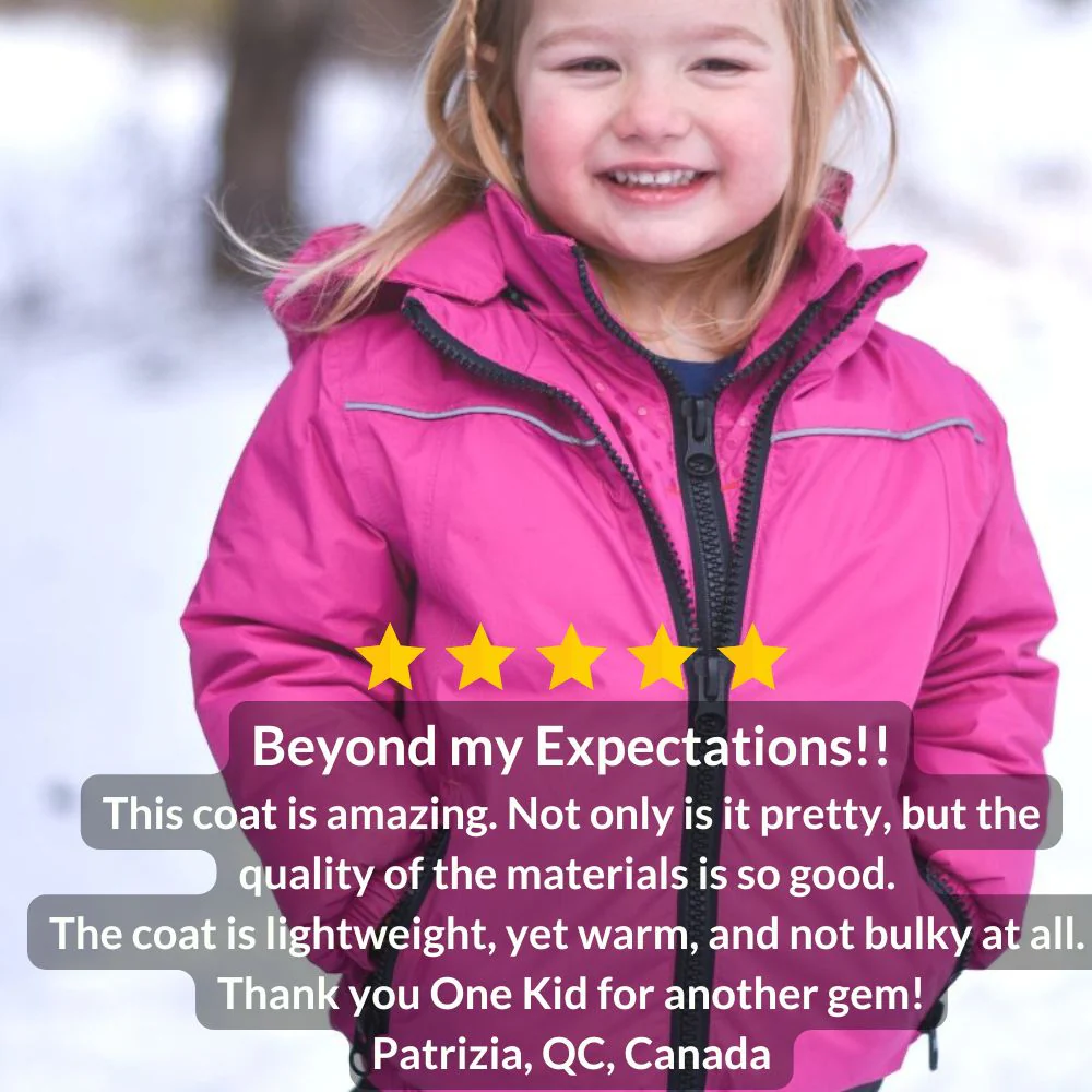 Onekid Car Seat Coat | The Road Coat Arctic - Fuchsia - Image 8