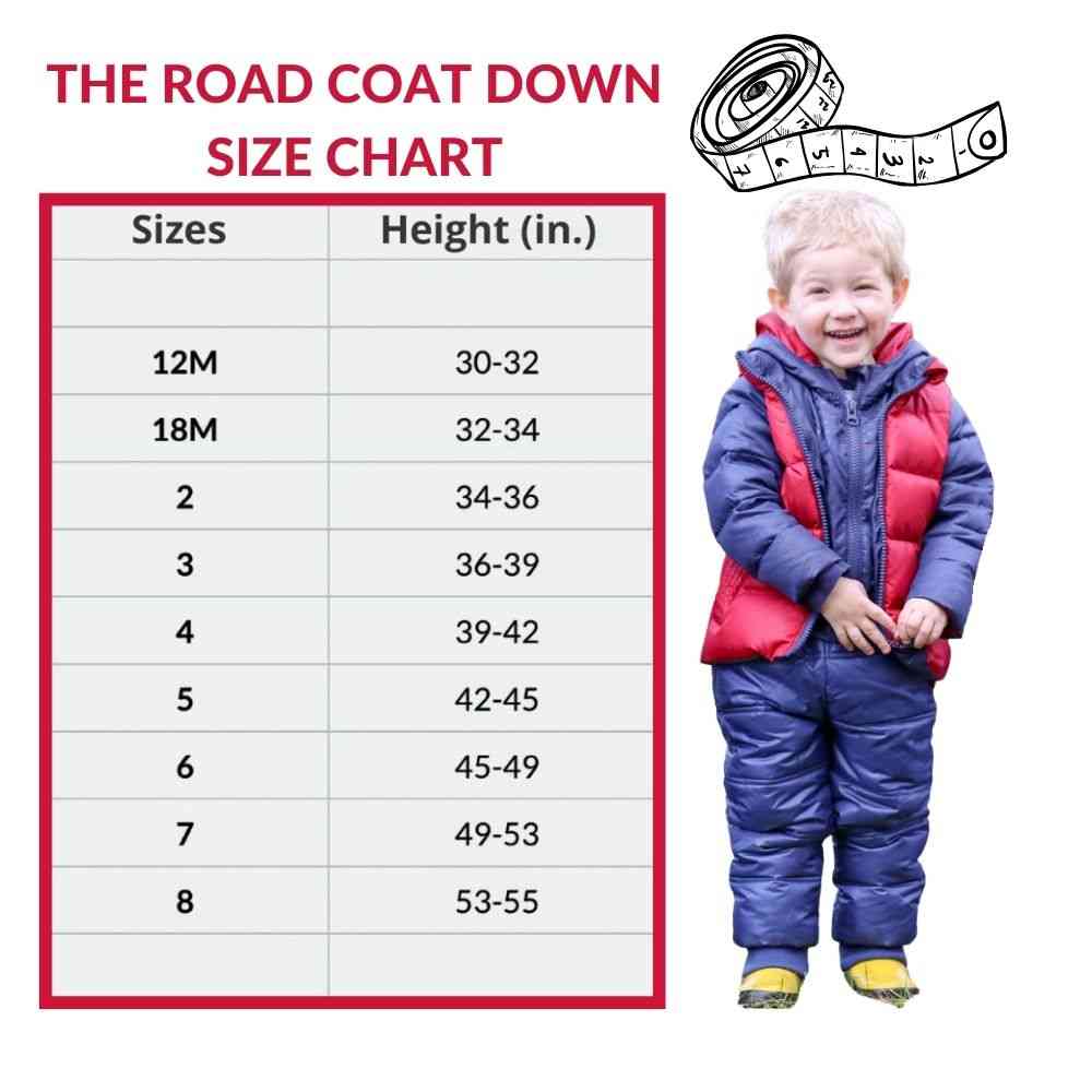 Onekid Car Seat Coat | The Road Coat Down - Navy/Red - Image 7