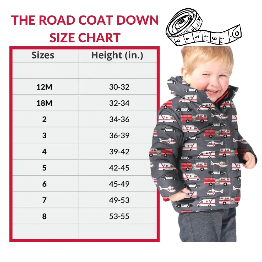 Onekid Car Seat Coat | The Road Coat Down - Rescue Print - Image 7