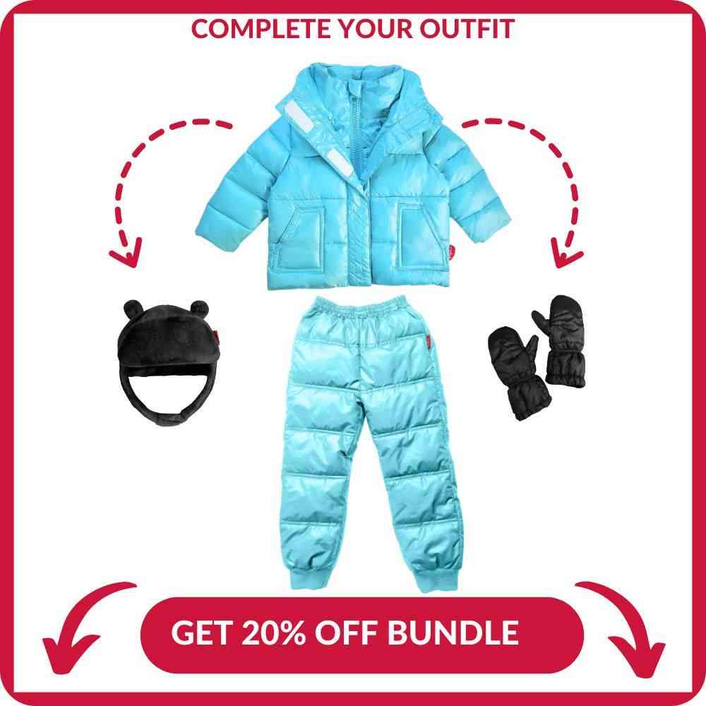 Onekid Car Seat Coat | The Road Coat Vegan - Aqua - Image 9