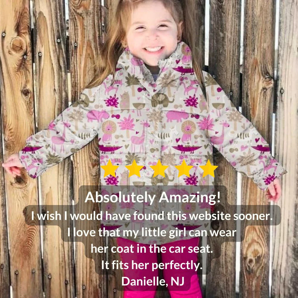 Onekid Car Seat Coat | The Road Coat Vegan - Safari Print - Image 8