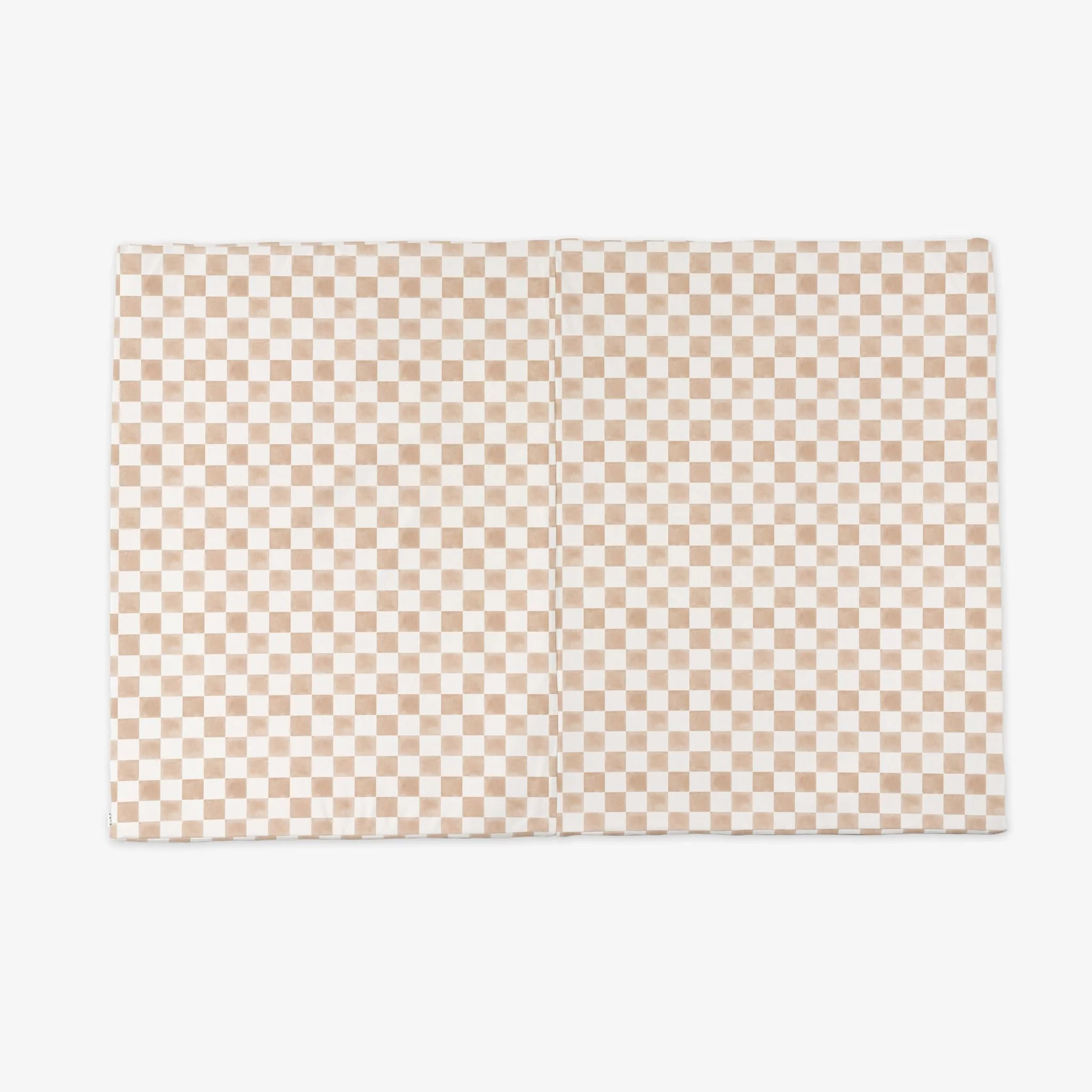 Toki Kids Checker Toffee Vegan Leather Mat - Image 13