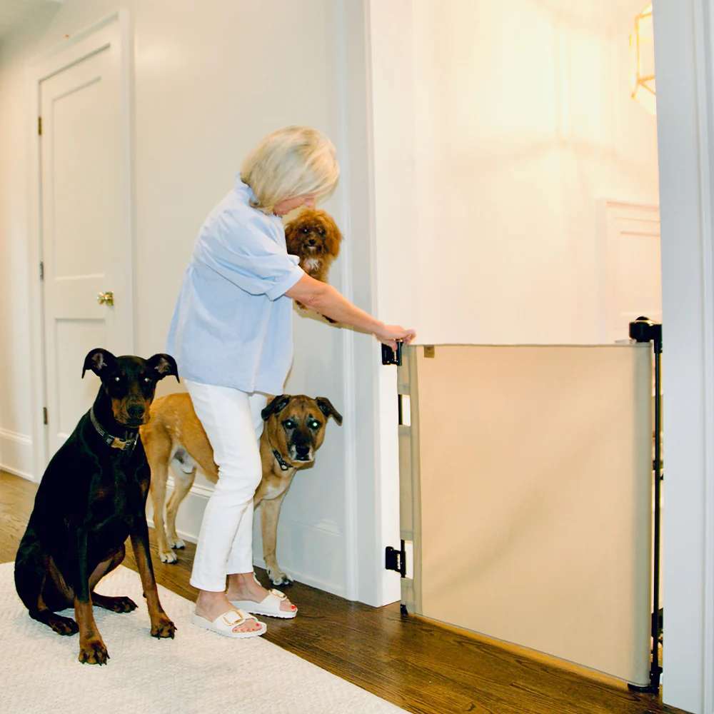 Crafted Gates Co. Oil Waxed Canvas Pet Safety Gate - Image 13