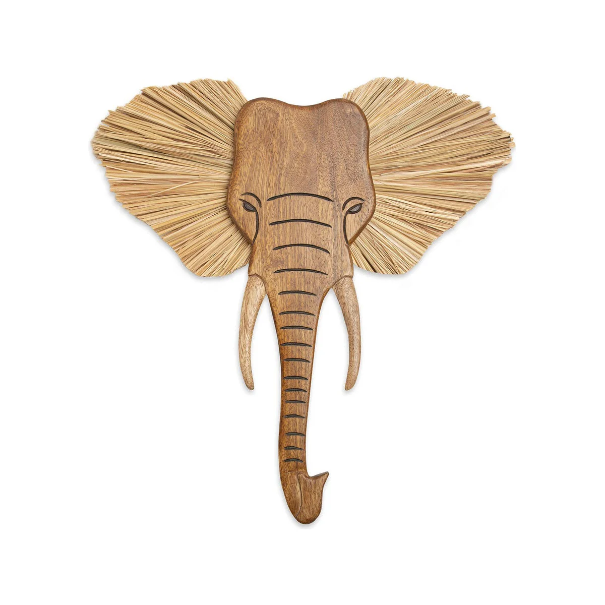 Crane Baby Elephant Safari Nursery Wall Decor - Brown - Image 2