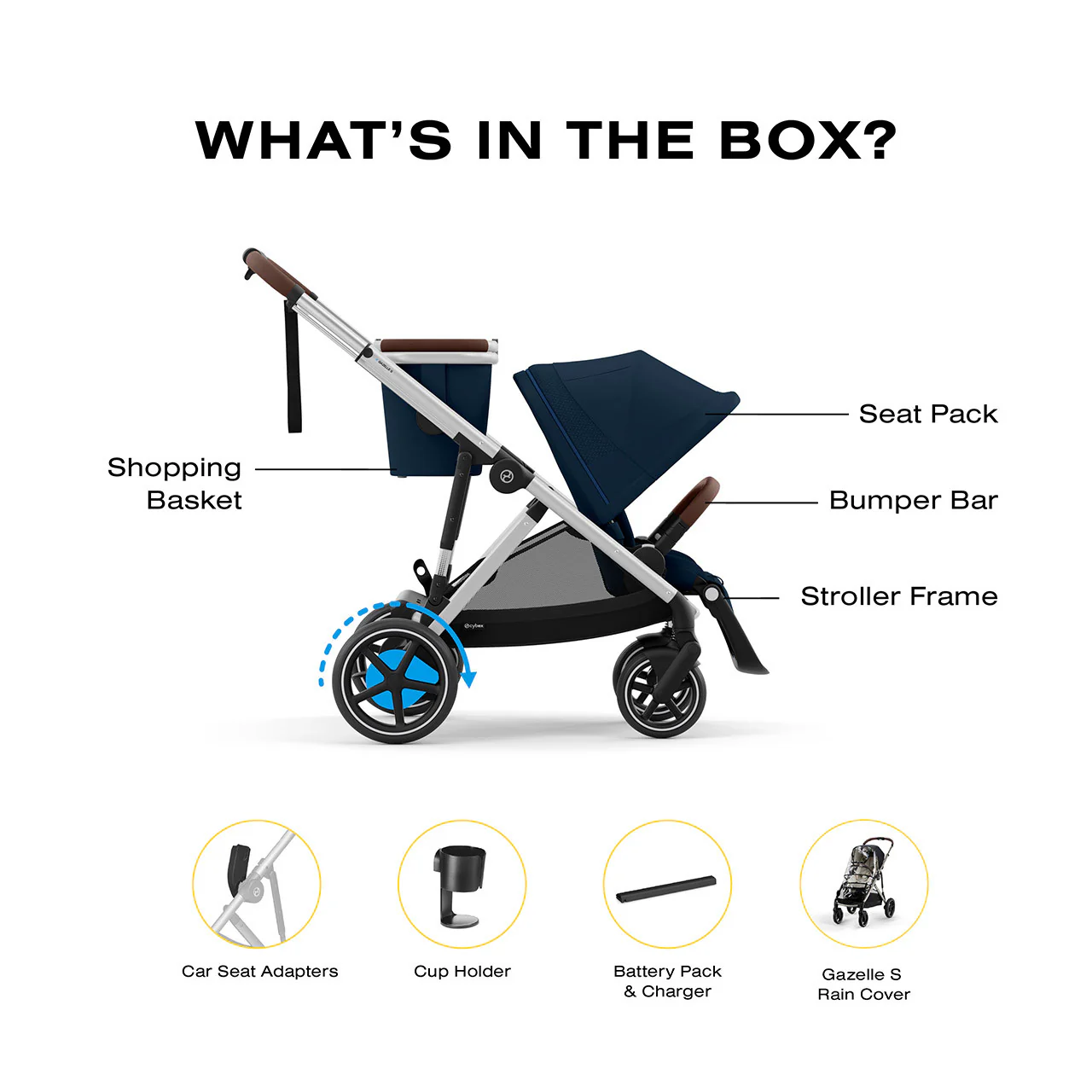 CYBEX e-Gazelle S Electronic Assist Stroller - Image 26