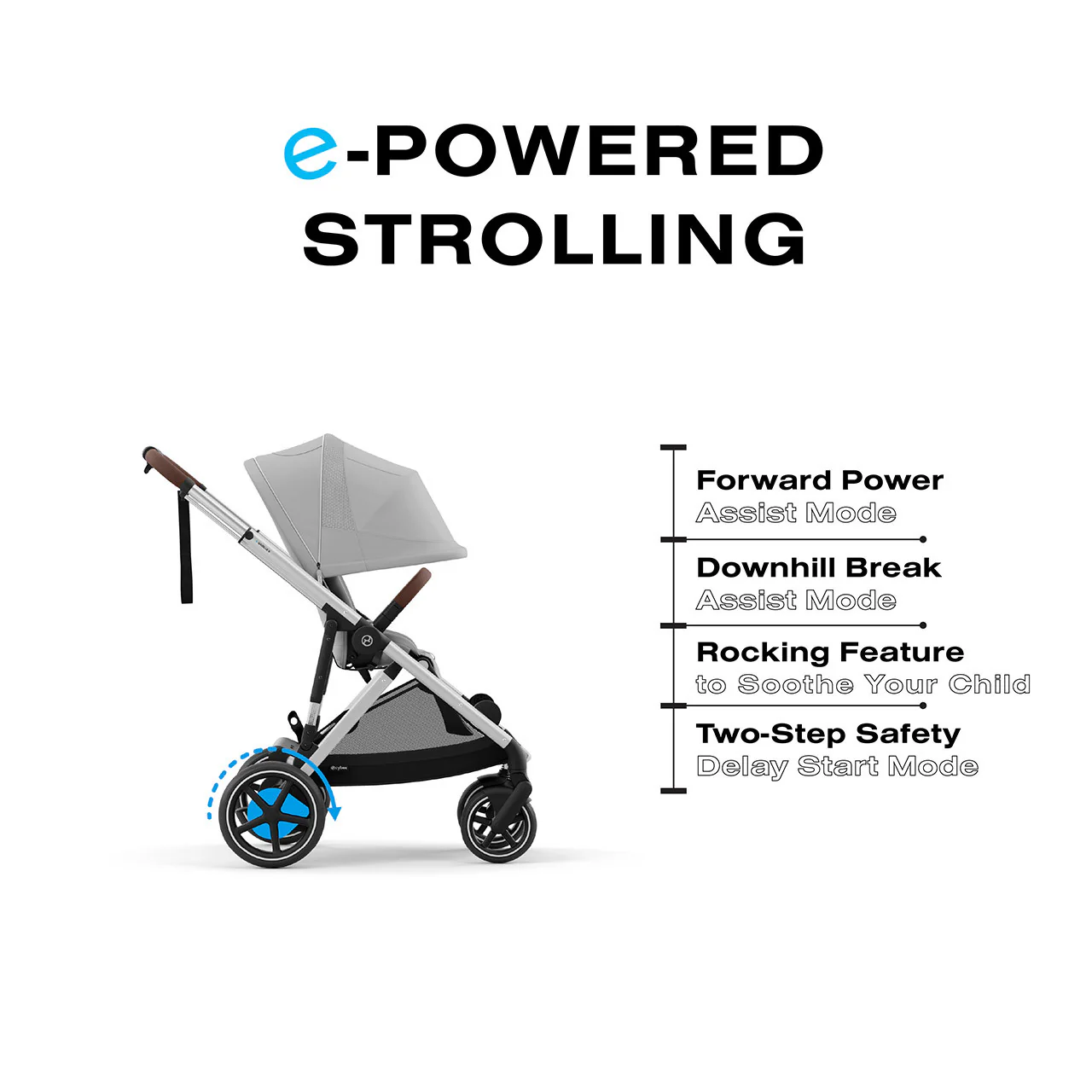 CYBEX e-Gazelle S Electronic Assist Stroller - Image 35