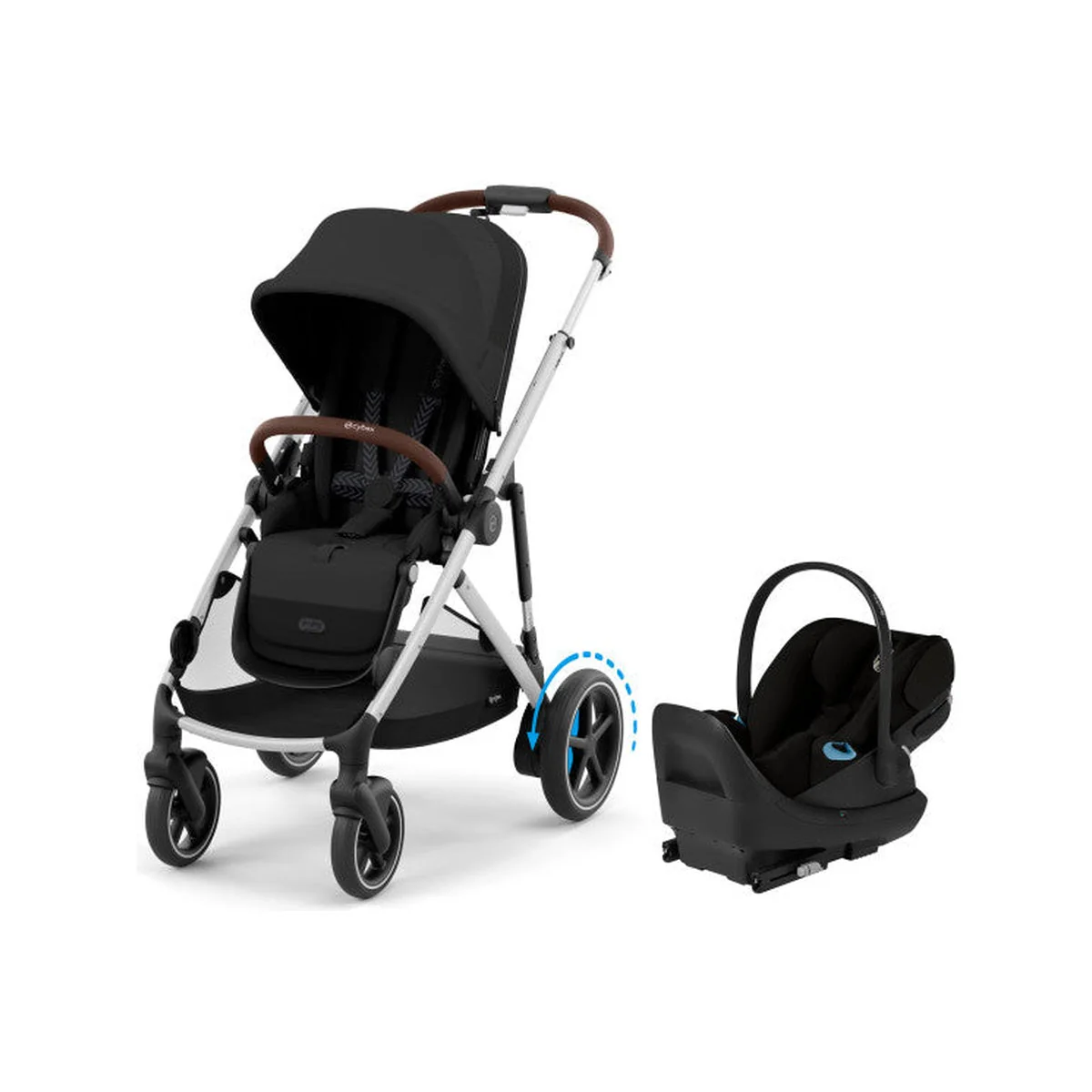 CYBEX e-Gazelle S Stroller + Cloud G Pro Travel System - Image 8