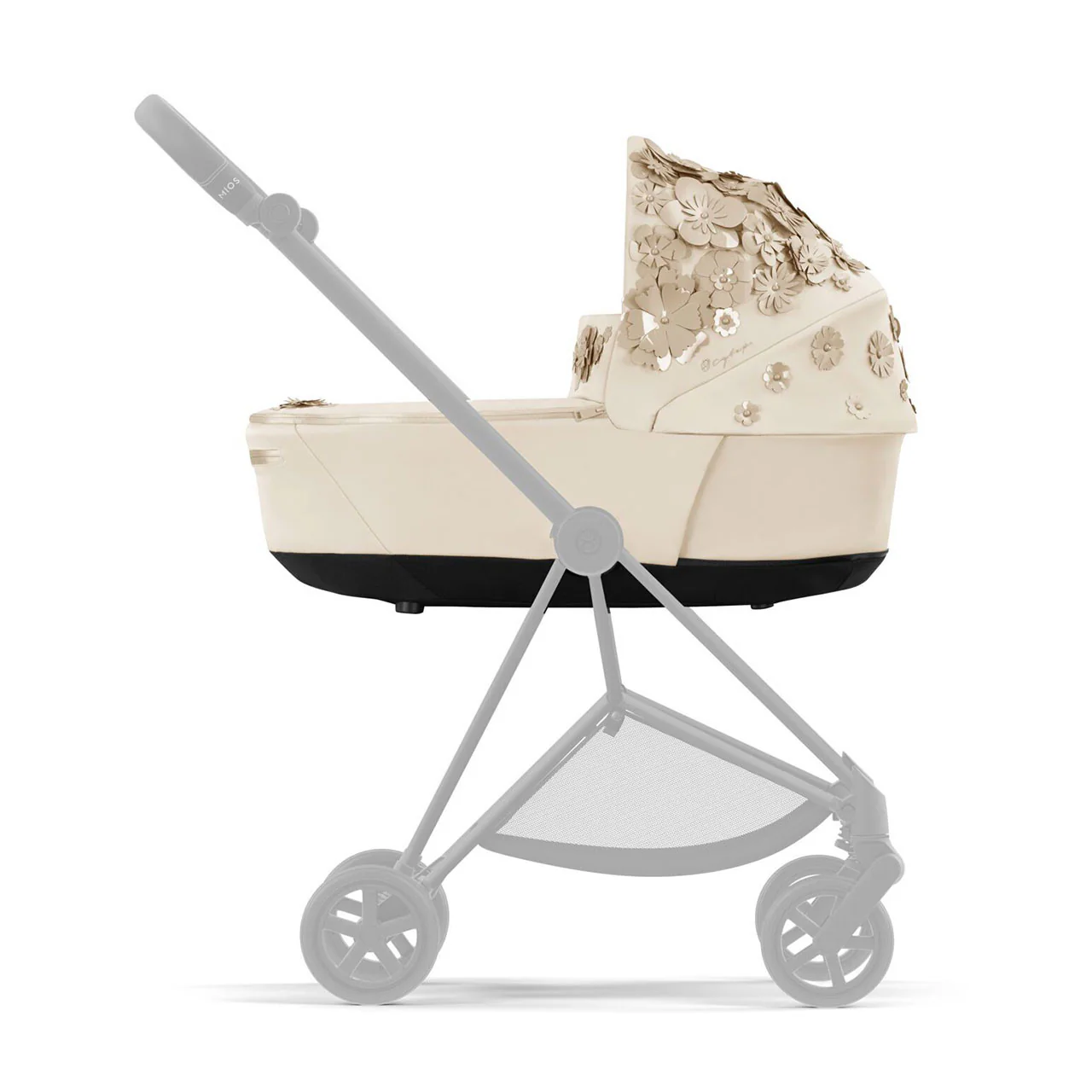 CYBEX MIOS 3 Lux Carry Cot - Simply Flower Beige - Image 3