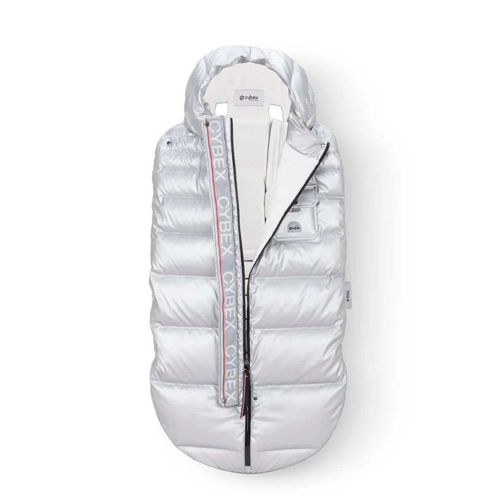 CYBEX Platinum Winter Footmuff - Arctic Silver - Image 4