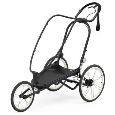 CYBEX Zeno Jogging Stroller Frame - Black with Black Details - Image 2