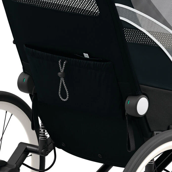 CYBEX Zeno Jogging Stroller Seat Pack - All Black - Image 6
