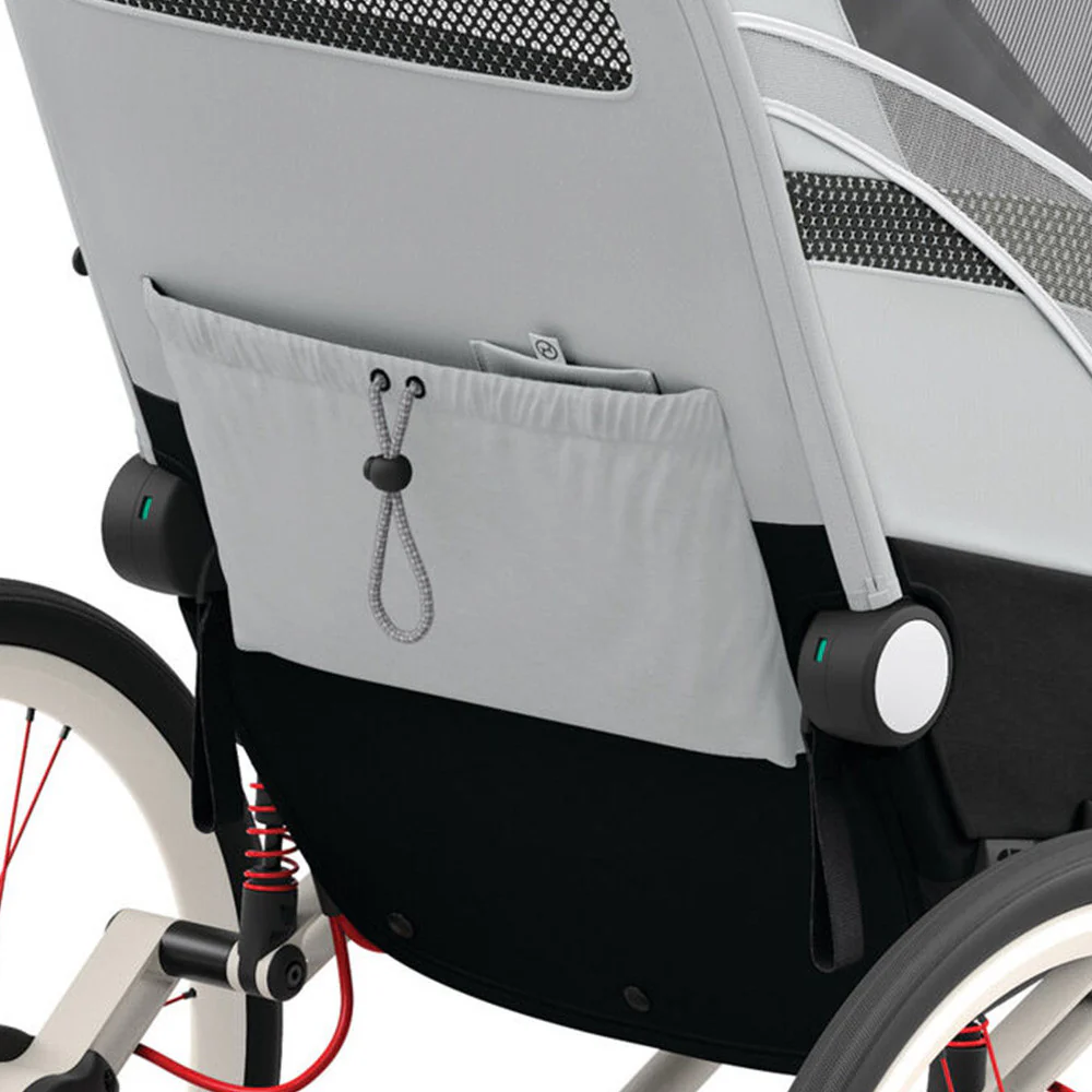 CYBEX Zeno Jogging Stroller Seat Pack - Medal Grey - Image 3