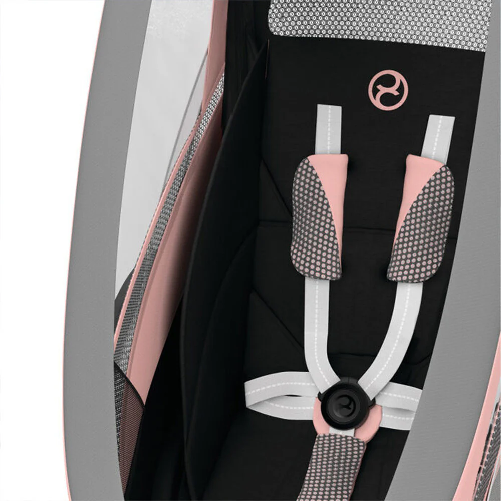 CYBEX Zeno Jogging Stroller Seat Pack - Silver Pink - Image 5