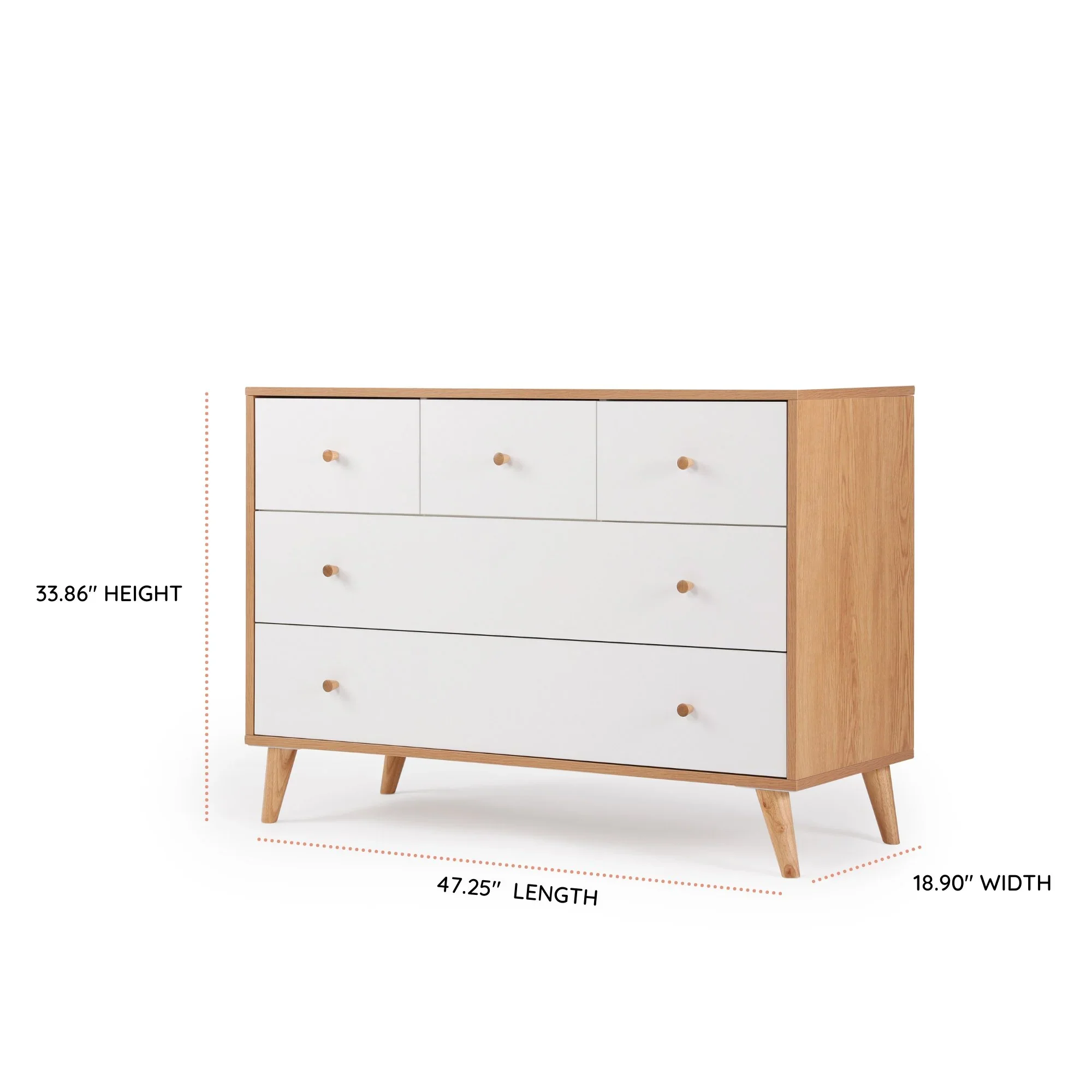dadada Austin 5-Drawer Dresser - Image 10