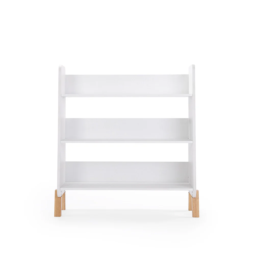 dadada Muse Bookshelf in White/Natural - Image 4
