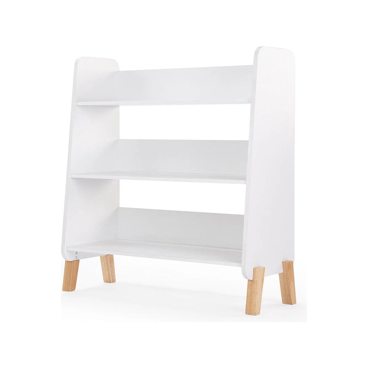 dadada Muse Bookshelf in White/Natural - Image 6