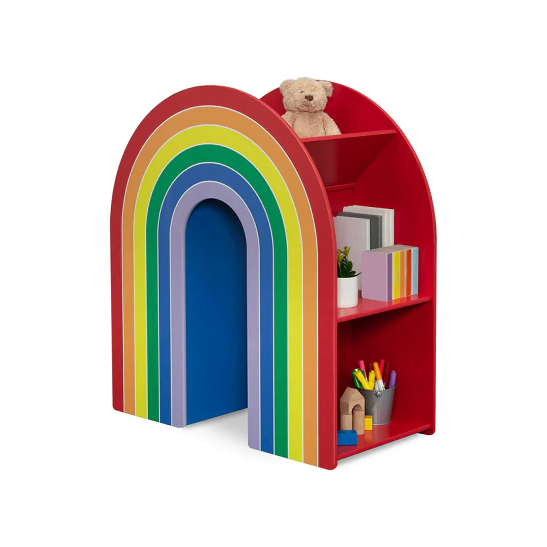 Delta Children Rainbow Bookcase