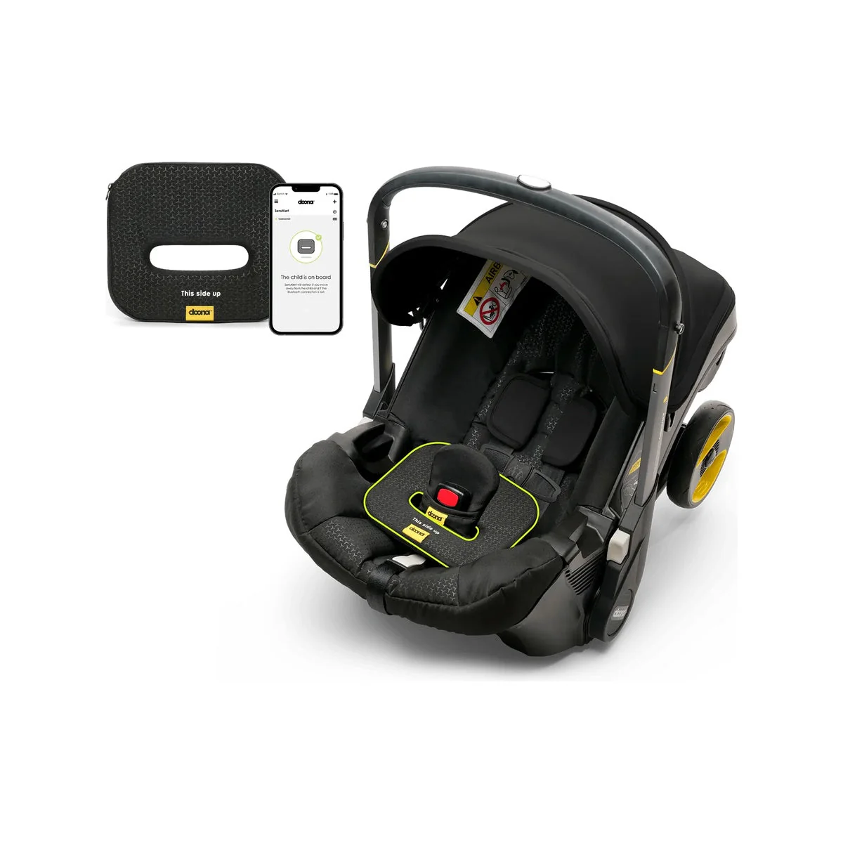 Doona + and SensAlert Bundle - Nitroblack - Image 4