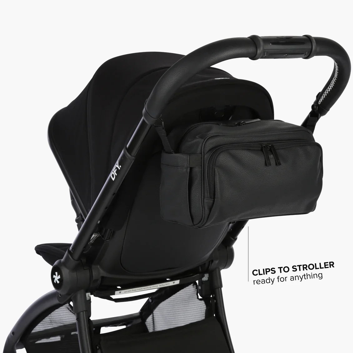 DFY R1 Diaper Bag - Black - Image 3