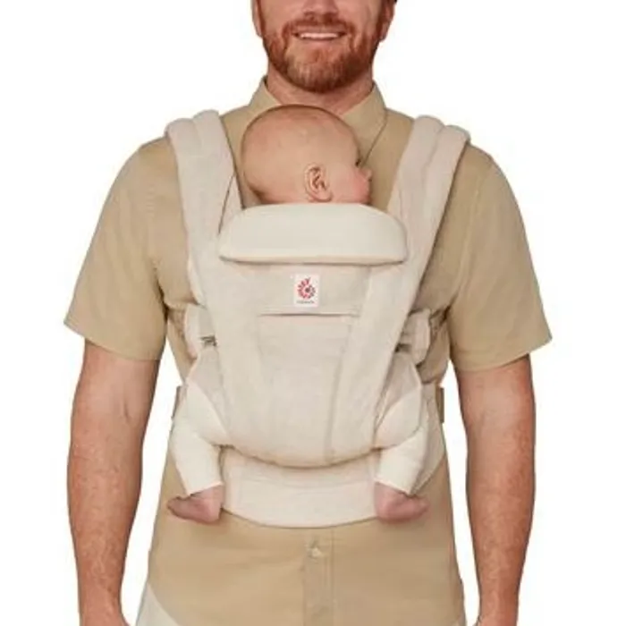 Ergobaby Omni Deluxe Linen Baby Carrier - Natural Linen - Image 2