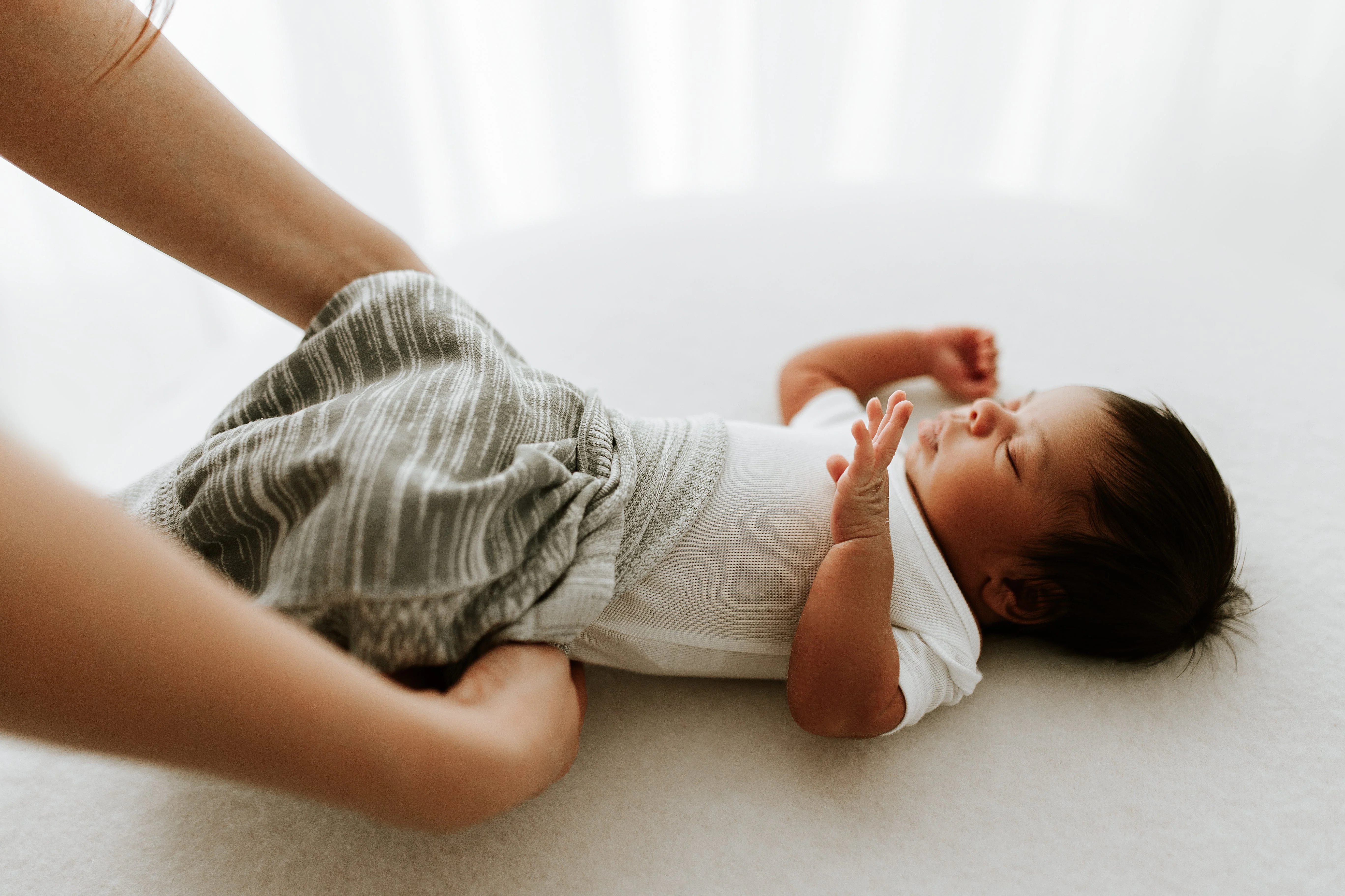 Swaddelini Grey Swaddle Sleep Sack - Image 3